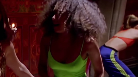 Sexiest Scenes of Self from Wannabe. Sexy, cleavage, curly hair. 985385
