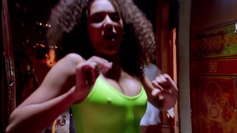 Wannabe's Sexiest Scenes with Mel B. Sexy, cleavage, curly hair. 985386