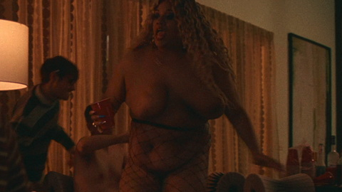 X Mayo Naked as Cheeks. Breasts, bbw, fishnet tights. 986049