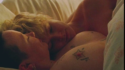Kerrie Hayes Nude in Blue Jean. Breasts, Lesbian, 2 women, Tattoos. 986194