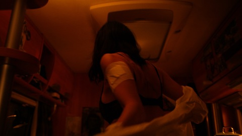 Sexiest Gil Bok-soon Scenes. Underwear, back towards camera, black bra. 986614