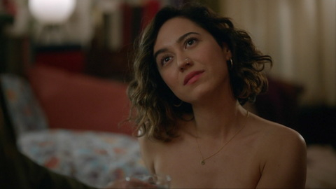 Sexiest Sara Amini Scene in Lucky Hank. Sexy, brunette, cleavage. 986623