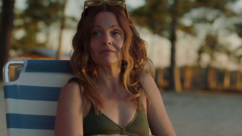 Hottest Mena Suvari Scene in Hunt Club. Bikini, Sexy, chair, green bikini top. 986666