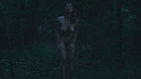 Lou Lampros Naked in Jacky Caillou. Breasts, Bush, dirty, forest. 986917