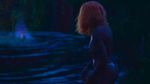 Diamond Stingily in The African Desperate (2022) Breasts Sexy Thong Underwear Breasts Hard Nipples 987005