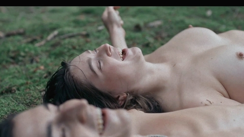 Clara Christiansson Drake Naked as Sanna Ljungqvist. Breasts, lying on back, lying on ground. 988023