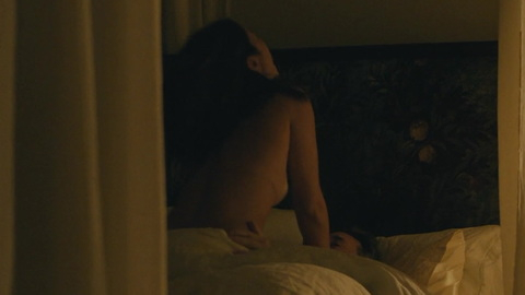 Hottest Lorenza Izzo Scene in Confess, Fletch. Sexy, canopy bed, in bed. 988034