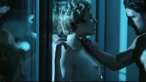 Helena Englert Naked as Inez. Breasts, Sexy, blonde, hand on neck. 988095