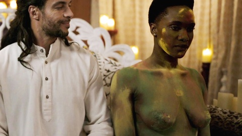 Ekeobong Naked in Ruthless. Breasts, Black, afro. 988207
