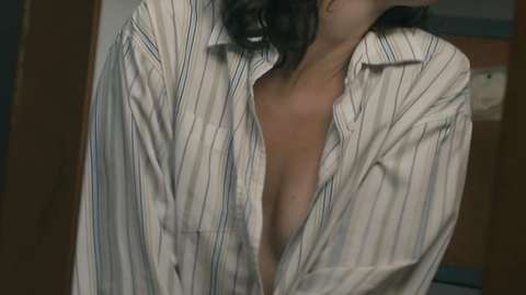 From's Sexiest Scenes with Chloe Van Landschoot. Sexy, brunette, cleavage. 988572