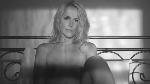 Ariana Bruguera Naked in Venus. Breasts, black and white, blonde. 988615