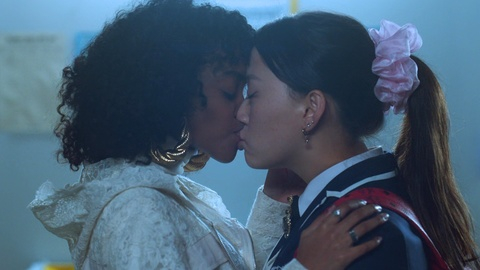Hottest Gia Kim Scene in XO, Kitty. Lesbian, Asian, Black. 988784
