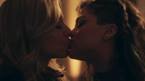 Gotham Knights's Sexiest Scenes with Anna Lore. Lesbian, kiss, kissing. 989418