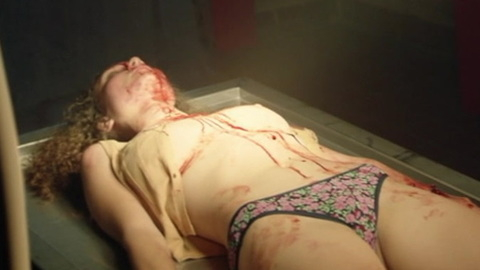 Lestonja Diaz Nude in Play Dead. Breasts, Underwear, bloody, dead. 989344