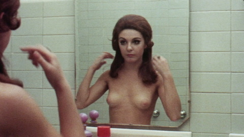 Nudes of 2nd victim from The Horrible Sexy Vampire. Breasts, bathroom, mirror. 989376
