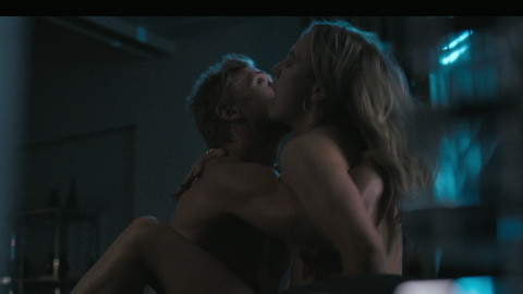 Hottest Sandy Scenes. Sexy, blonde, in bed. 990255