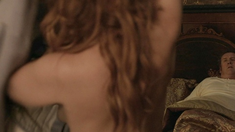 Hottest Maggie Palmer Scenes. Sexy, left side boob, putting on shirt. 990447