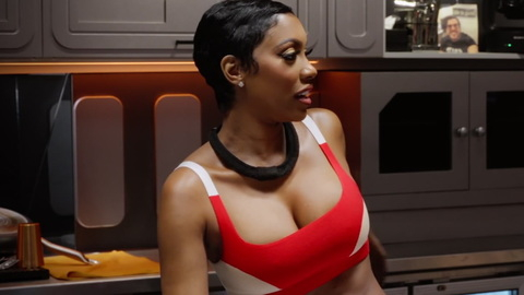 Sexiest Porsha Williams Guobadia Scene in Stars on Mars. Sexy, Underwear, Black, SFW. 991111