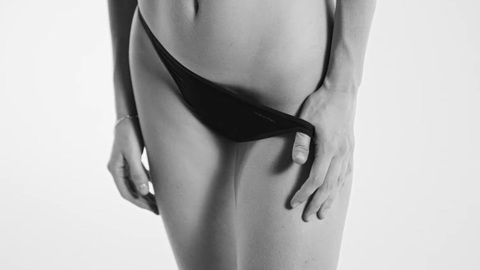 Sexiest Scenes of Self from Calvins or nothing | Calvin Klein Fall 2022. Underwear, black and white, black panties. 991379
