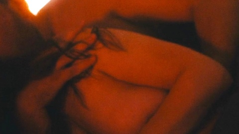 Nudes of Margot from In A Good Way. Breasts, brunette, in bed. 992460