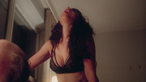 Hottest Dylan Gelula Scene in Dream Scenario. Underwear, black bra, cleavage. 998342