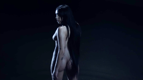 Lourdes Leon Nude as Herself. Butt, Sexy, back towards camera, in water. 993074