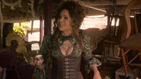 Sexiest Scenes of Anne Bonny from Our Flag Means Death. Sexy, breasts pushed up, brunette. 993125