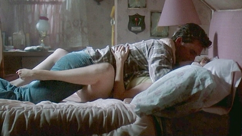 Hottest Rebecca De Mornay Scene in Backdraft. Sexy, Underwear, man on top, straight. 993284
