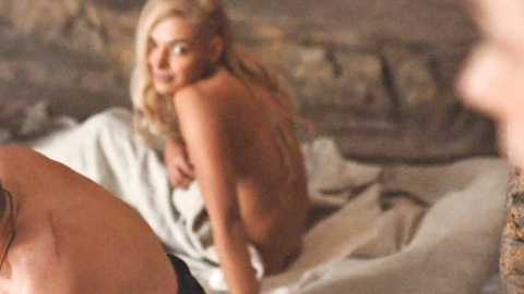 Jordan Alexandra Nude in The Winter King. Butt, blonde, breasts. 993460