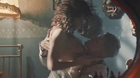 Yanina Melekhova Naked in The Darkest Hour. Breasts, curly hair, mirror. 994387