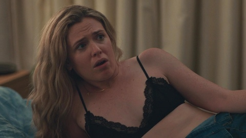 Hottest Ashley Scenes. Underwear, bedroom, black bra. 994431