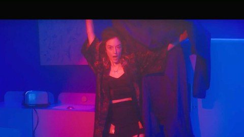 Sexiest Andrea Riseborough Scene in Please Baby Please. Sexy, dream sequence, garters. 994207
