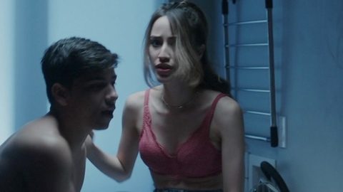 Sexiest Zenia Marshall Scene in It's a Wonderful Knife. Underwear, bra, cleavage. 994849