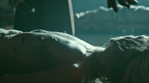 Charlotte Ranson Naked in The Three Musketeers - Part I: D'Artagnan. Breasts, corpse, dead body. 995155