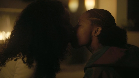 Sexiest Alex Scenes. Lesbian, SFW, kiss. 995314