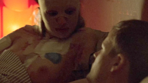 Kristine Kujath Thorp Nude in Sick of Myself. Breasts, bandages, face mask. 996076