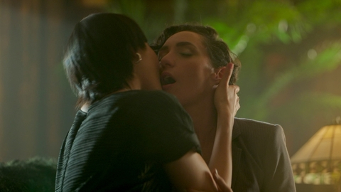 Sexiest Scenes of Anna Collier from Death and Other Details. Lesbian, SFW, couple. 996749