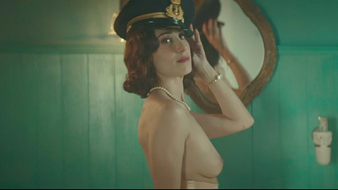 Silvia D'Amico Naked as Rina Todaro. Breasts, captain hat, nude. 997641