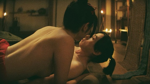 Yuka Kouri Naked as Kiku. Breasts, Sexy, Asian, hard nipple. 997737
