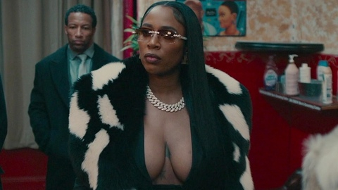 Hottest Kash Doll Scene in Diarra from Detroit. Sexy, Black, big cleavage. 998756