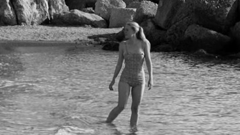 Sexiest Scenes of Marge Sherwood from RIPLEY. Sexy, bathing suit, beach. 999047