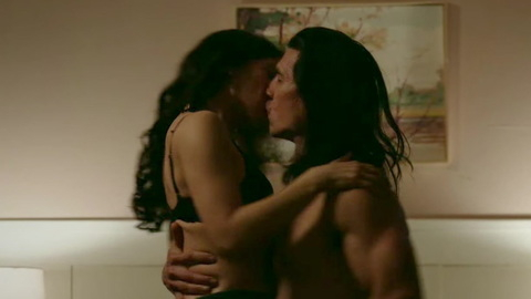 Sexiest Cassie Perez Scenes. Underwear, black bra, kissing. 1000474