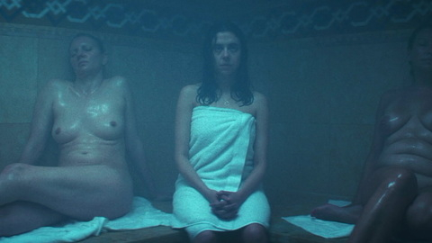 Cold Copy's Sexiest Scenes with Bel Powley. Sexy, nude women, sauna. 1001022