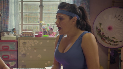 Hottest Nora Scenes. Sexy, aerobics outfit, cleavage. 1001247