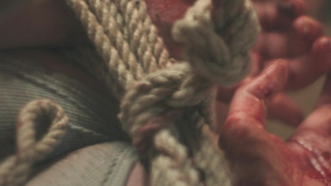 Hottest Renate Reinsve Scene in Presumed Innocent. Underwear, bloody hands, cheek peek. 1001474
