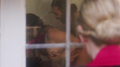 Hottest Lydia Kay Scene in Cinderella's Revenge. Sexy, grabbing breast, sex. 1001432