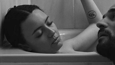 Julieta Segura Naked as Her. Breasts, b&w, bath tub. 1001505