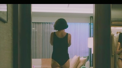 Hottest Emmanuelle Scenes. Underwear, cheek peek, cheeky. 1007403