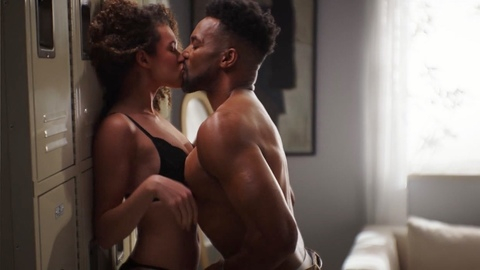 Sexiest Samantha Neyland Trumbo Scene in Sinister Surgeon. Underwear, Sexy, Black, Locker Room. 1002043