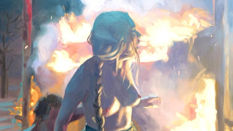 Nudes of Jagna Paczesiówna from The Peasants. Breasts, Cgi, blonde, braid. 1002348